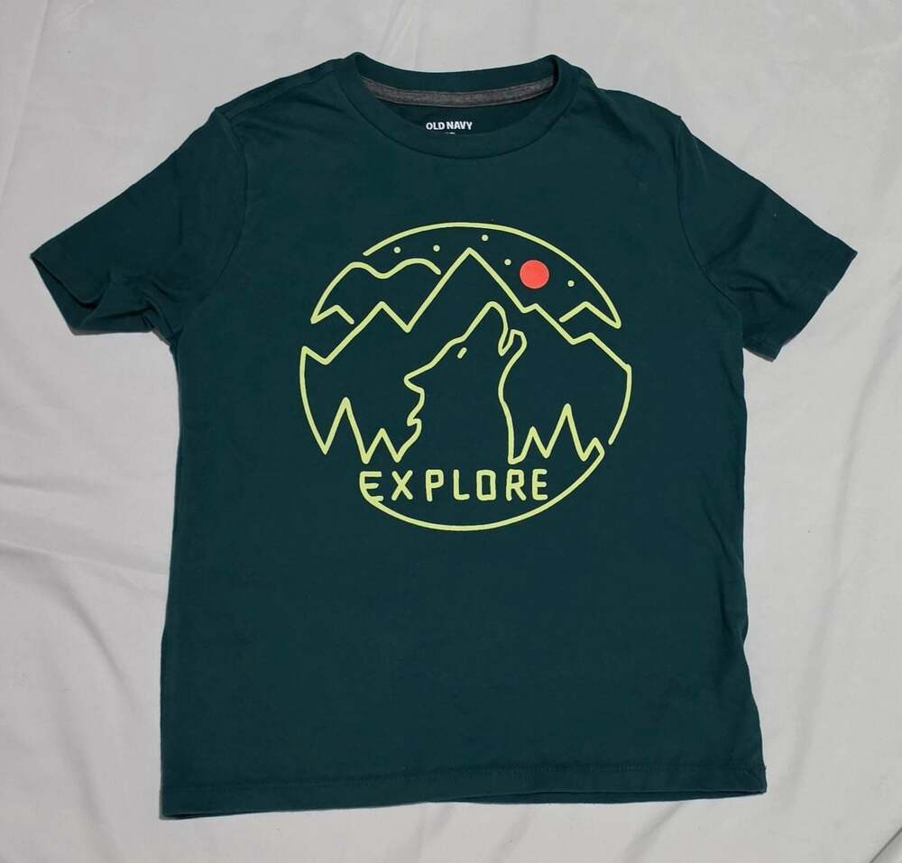 Old Navy Boys Short-Sleeve Graphic T-Shirt Size Medium 8